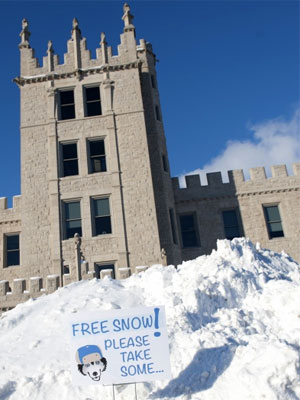 Snowy Altgeld Hall