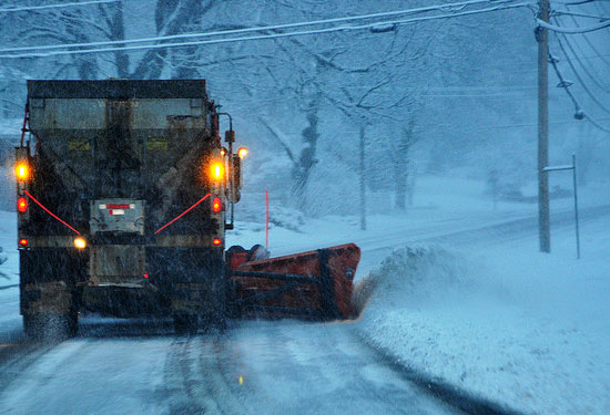 Photo of a snowplow