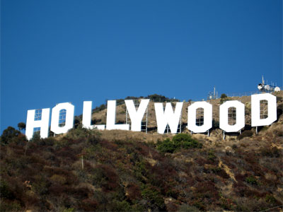 Photo of the HOLLYWOOD sign