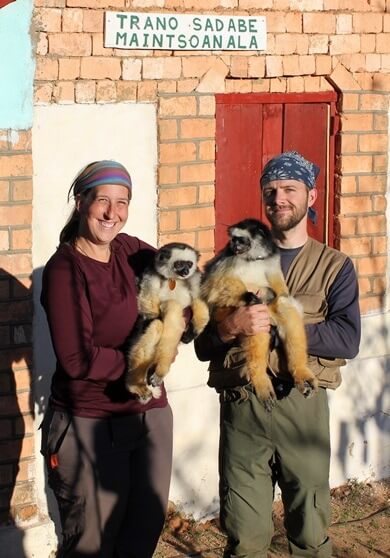 NIU's Karen Samonds and Mitch Irwin helped found Sadabe, an NGO developing innovative ways to promote the healthy coexistence of humans and wildlife in Madagascar. 