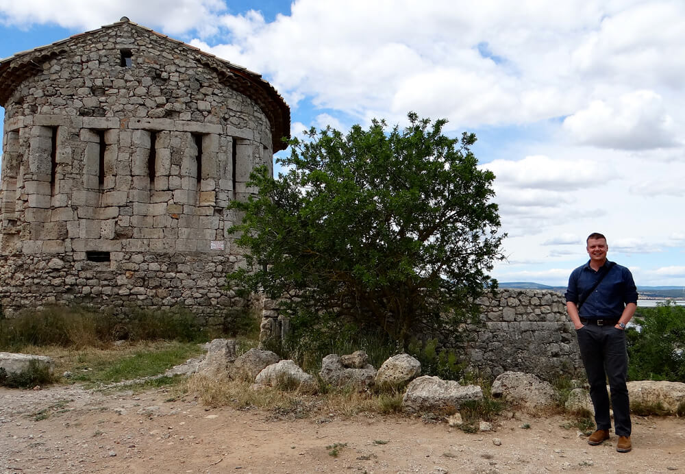 Greg Bereiter near Leucate, in southern France, during the final stages of his dissertation research.